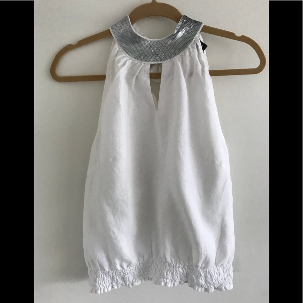 Zoe D. Linen Top